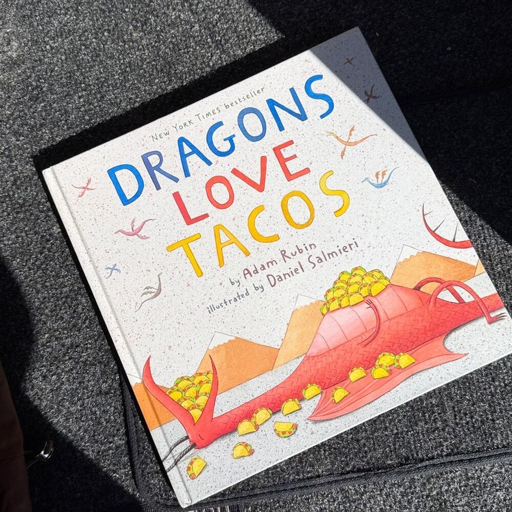 3/$25 🪩 Dragons Love Tacos Hardcover Picture Book | Social Emotional Book